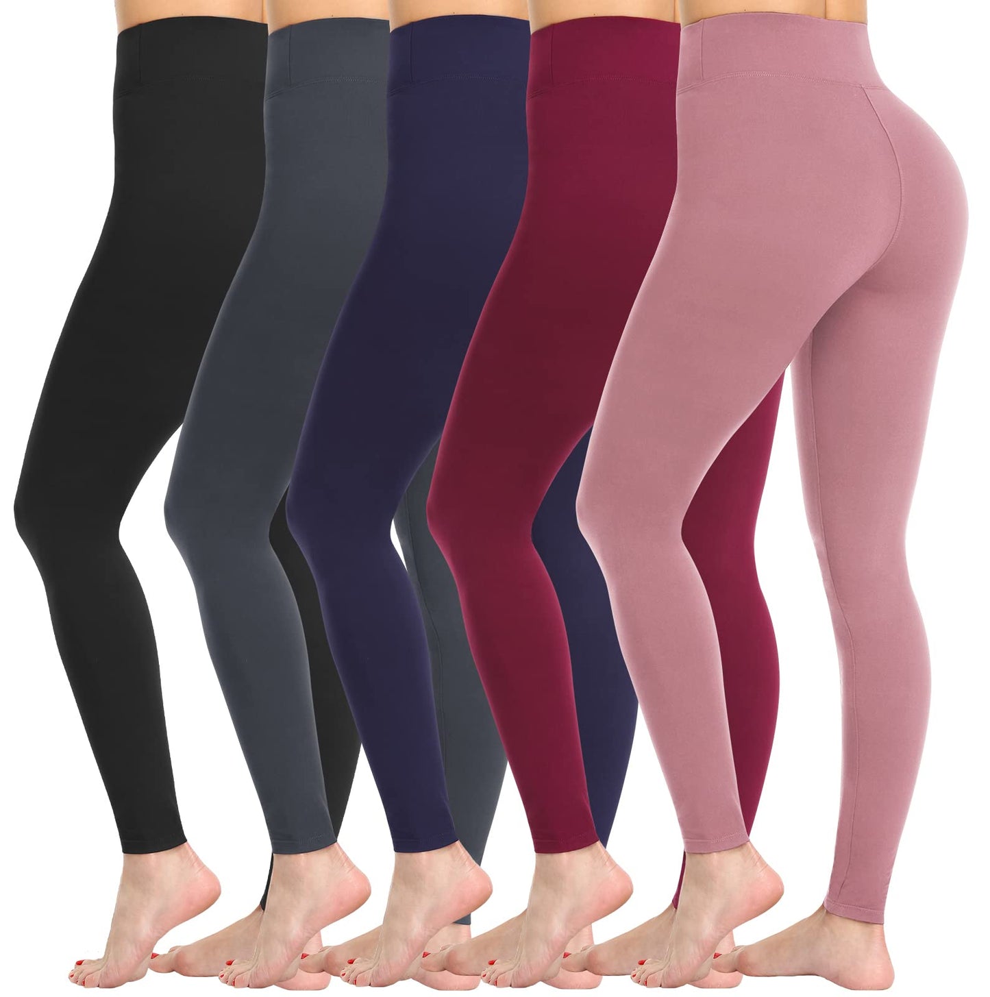 High Waisted Leggings for Women Ultra Soft Workout Yoga Pants Athletic Running Leggings