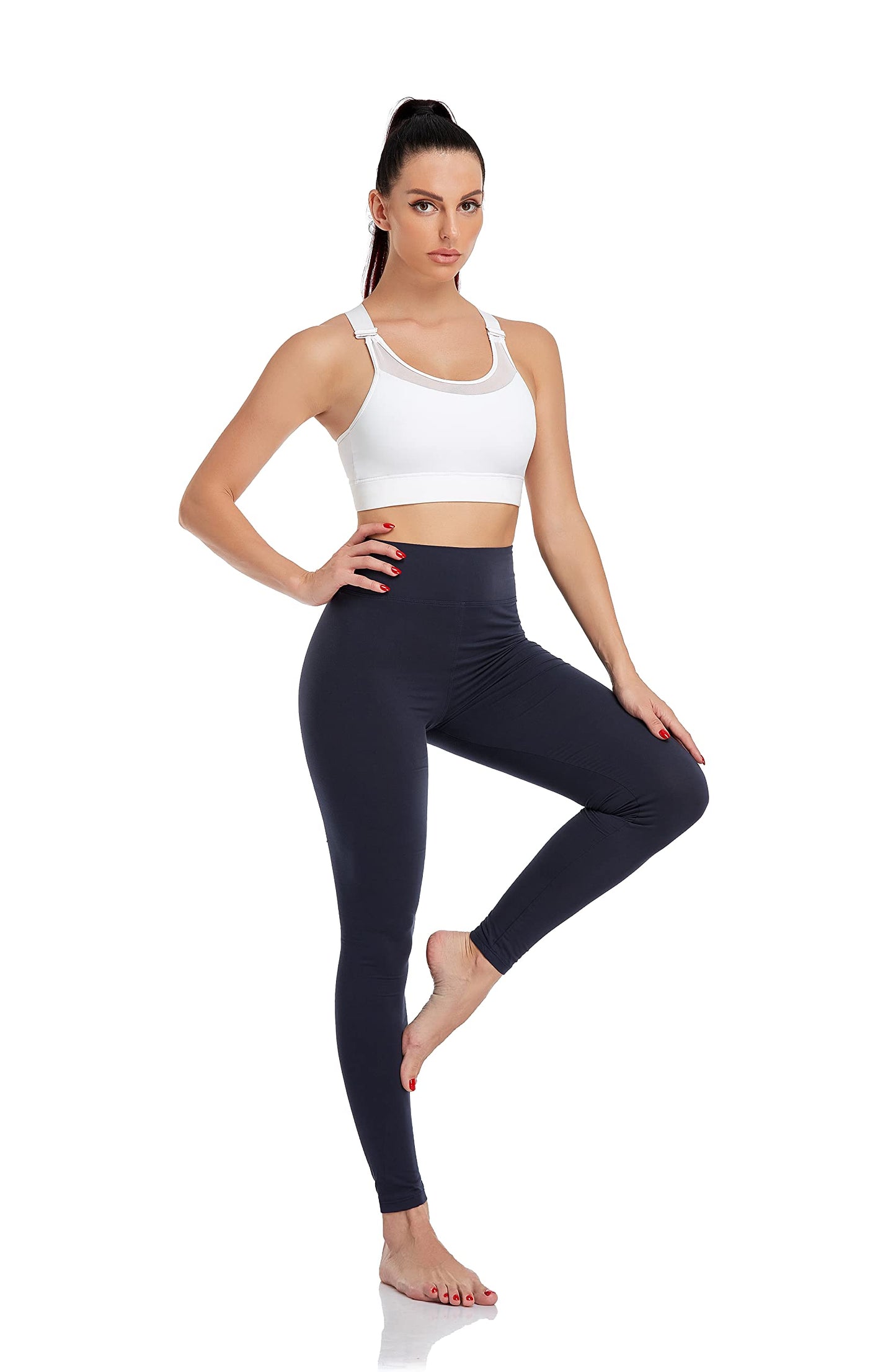 High Waisted Leggings for Women Ultra Soft Workout Yoga Pants Athletic Running Leggings