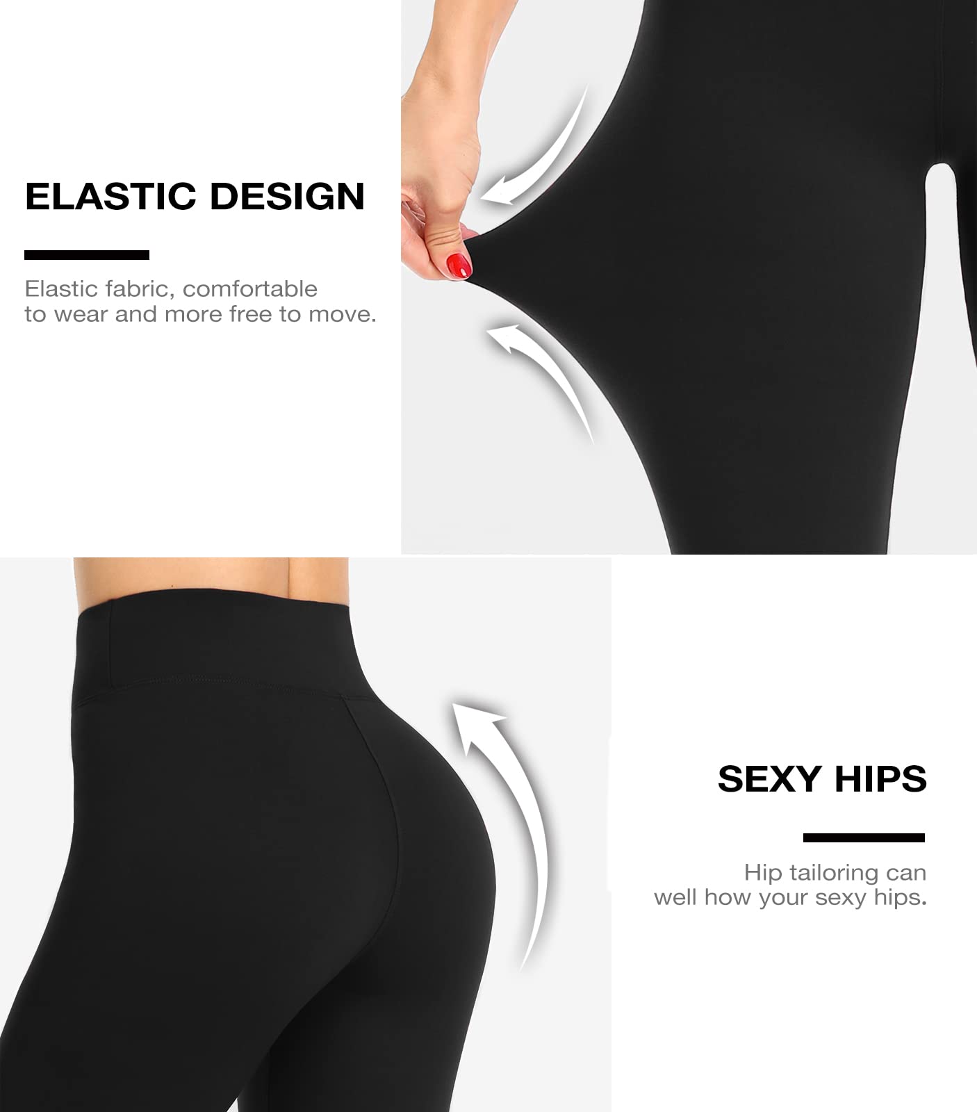 High Waisted Leggings for Women Ultra Soft Workout Yoga Pants Athletic Running Leggings